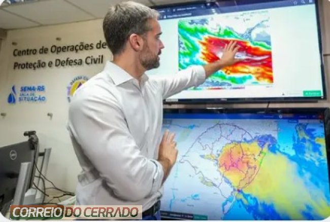 Governador Eduardo Leite acompanhar a situação das chuvas no Rio Grande do Sul - Mauricio Tonetto / Secom